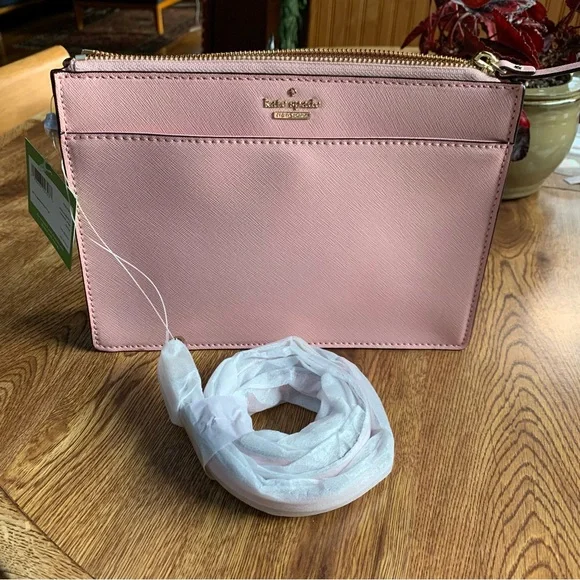 NWT Pink Kate Spade Cameron Street Clarise Crossbody Purse / Bag - Picture 3 of 14